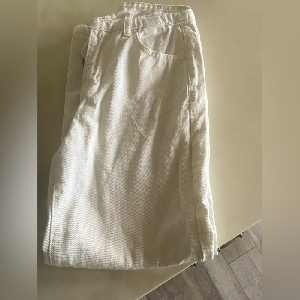 kids white jeans
